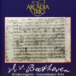 the album cover for Arcadia - Piano Trios Nos 4 & 7