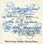 the album cover for Hans-Georg SchÃ¤fer - Well Tempered Klavier 2