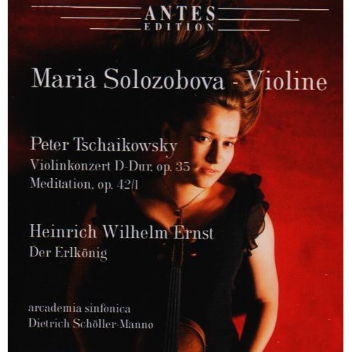 the album cover for Maria Solozobova - Cto for Violin & Orch / Der Elkonig