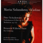 the album cover for Maria Solozobova - Cto for Violin & Orch / Der Elkonig