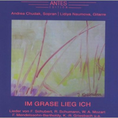 the album cover for Andrea Chudak - Im Grase Lieg Ich