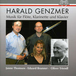 the album cover for Janne Thomsen - Works for Flute Clarinet & Piano