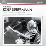 the album cover for Rolf Liebermann - Furioso for Orchestra / Piano Concerto