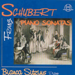 the album cover for Schubert / Bianca Siitzius - Piano Sonatas