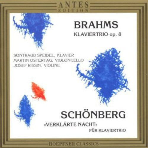 the album cover for Sontraud Speidel - Piano Trios / Verklarte Nachte