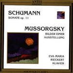 the album cover for Eva-Maria Rieckert - Sonata Op 11 / Bilder Einer Ausstellung