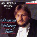 the album cover for Andreas Werz - Symphonic Etudes / 3 Piano Pieces