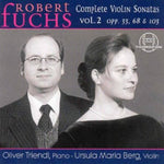 the album cover for Ursula Berg - Complete Violin Sonatas 2