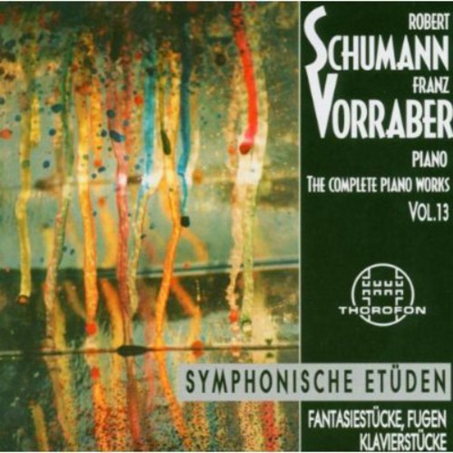 the album cover for Franz Vorraber - Complete Piano Works 13