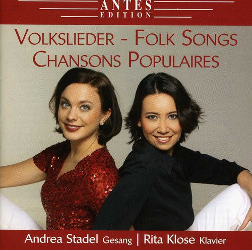 the album cover for Andrea Stadel - Volkslieder Folk Songs Chansons Populaires