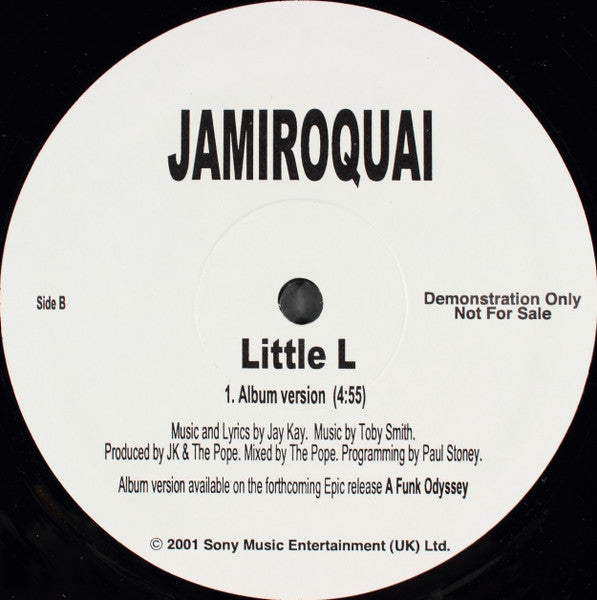 Jamiroquai : Little L (The Mixes 1/2) (12", Promo)