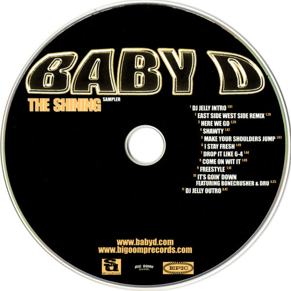 Baby D (2) : The Shining Sampler (CD, Smplr)