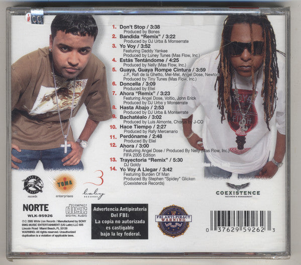 Zion y Lennox : Motivando A La Yal (Special Edition) (CD, Album)