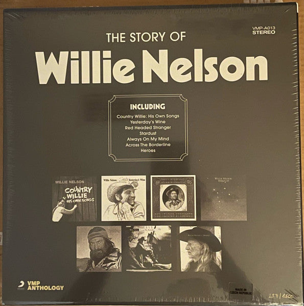 Willie Nelson : The Story Of Willie Nelson (LP, Album, RE, Yel + LP, Album, RE, Bur + LP, Albu)