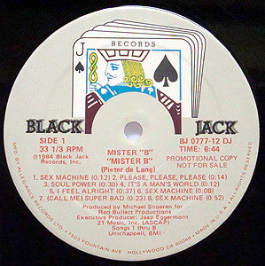 Mister "B" (2) : Mister B (12", Promo)
