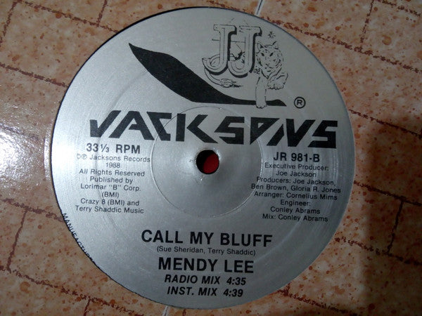 Mendy Lee : Call My Bluff (12", Single)