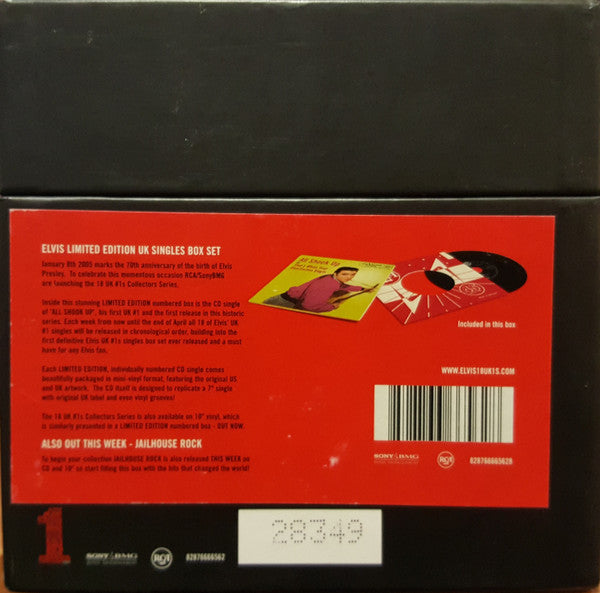 Elvis Presley : 18 UK #1s (18xCD, Single, Ltd, Num + Box, Comp, Ltd, Num)