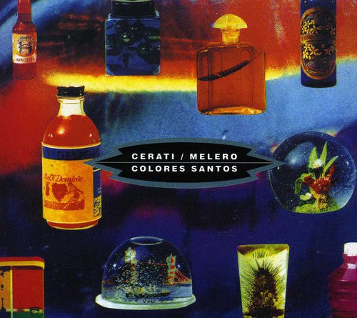 the album cover for Cerati/Melero - Colores Santos