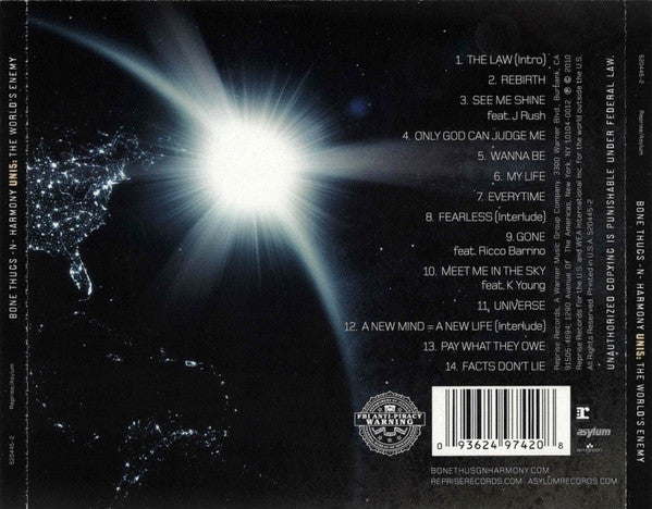 Bone Thugs-N-Harmony : UNI5: The World's Enemy (CD, Album)