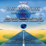 the album cover for Gaslini / Paolo Carlini - Bassoon Works