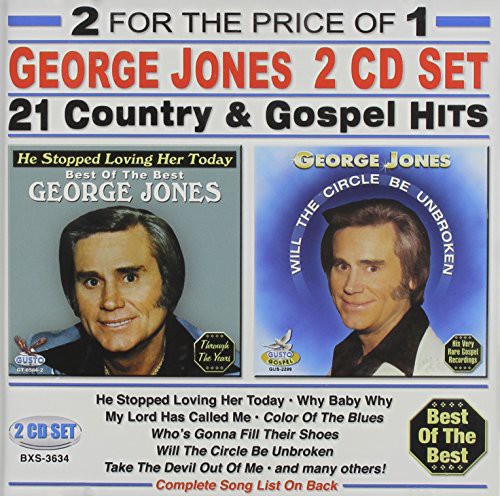 George Jones - 21 éxitos de country y gospel (CD)