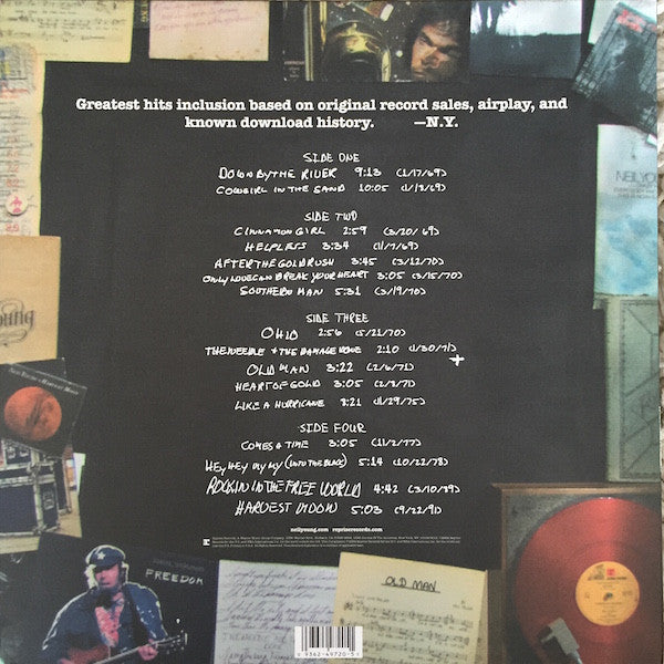 Neil Young : Greatest Hits (2xLP, 180 + 7", Mono + Comp, RE)
