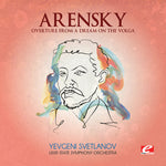 the album cover for Arensky - Overture from a Dream on the Volga
