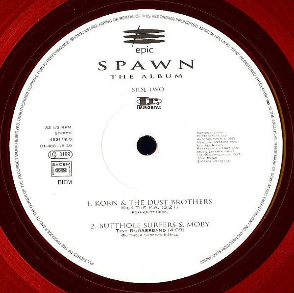 Various : Spawn (The Album) (3x10", Album, Ltd, Red)