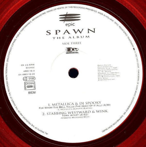 Various : Spawn (The Album) (3x10", Album, Ltd, Red)