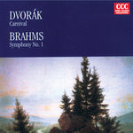 the album cover for Dvorak / Brahms - Carnival / Symphony 1