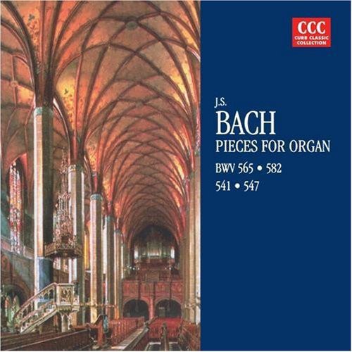the album cover for J Bach S - Pieces for Organ