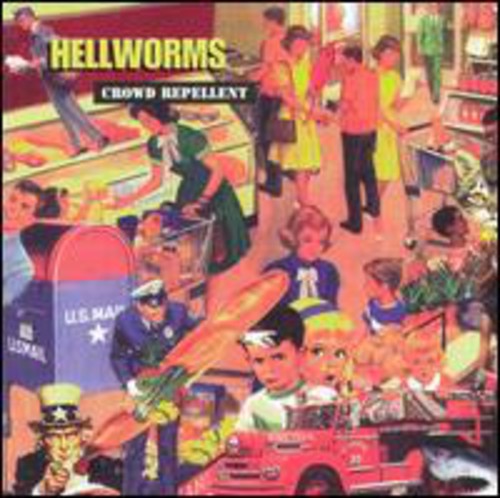 the album cover for Hellworms - Crowd Repellent