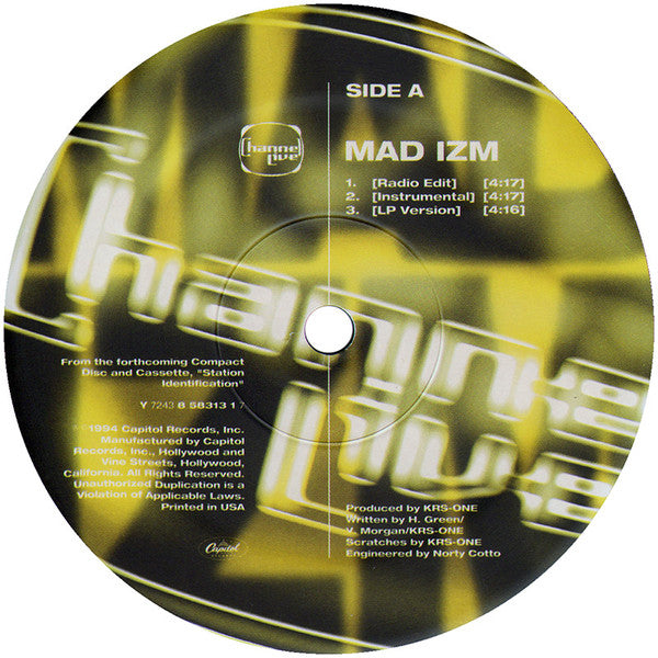 Channel Live : Mad Izm / Reprogram (12")