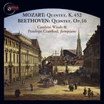 the album cover for Mozart / Beethoven / Crawford / Vallon / Watkins - Cambini Winds & Penelope Crawford