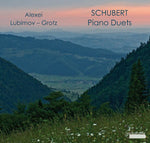 the album cover for Schubert / Lubimov / Grotz - Piano Duets