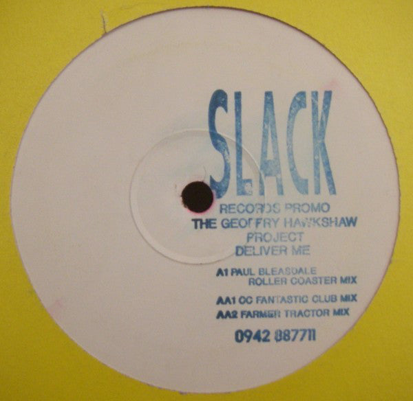 The Geoffry Hawkshaw Project* : Deliver Me (12", Promo, W/Lbl, Sta)