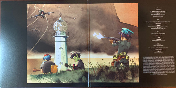 Gorillaz : Plastic Beach (2xLP, Album, RE, Red)