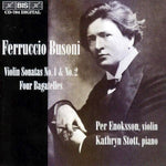 the album cover for Per Enoksson - Violin Sonatas 1 & 2 / 4 Bagatelles