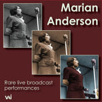 the album cover for Marian Anderson - Rare Live Broadcast Performances