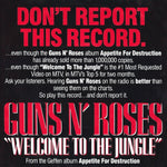 Guns N' Roses : Welcome To The Jungle (7", Single, Promo, Styrene)