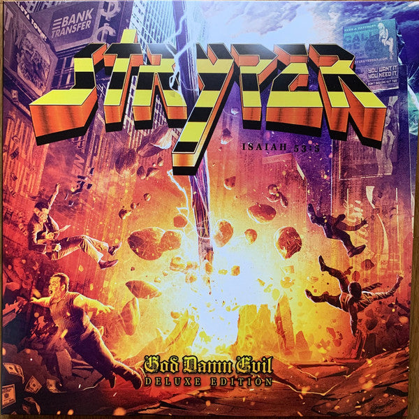 Stryper : God Damn Evil (LP, Ltd, Num, RE, Yel)