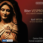 the album cover for Biber / Kerll / Cto Palatino / Junghanel - Vespro Della Beata