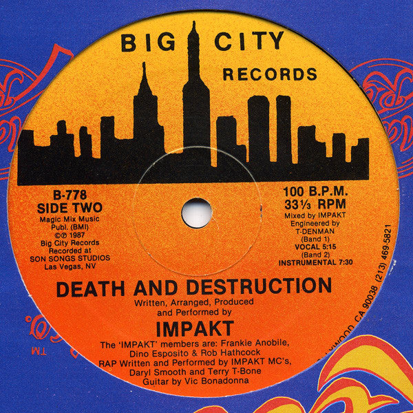 Impakt : Fortune Cookie / Death And Destruction (12")
