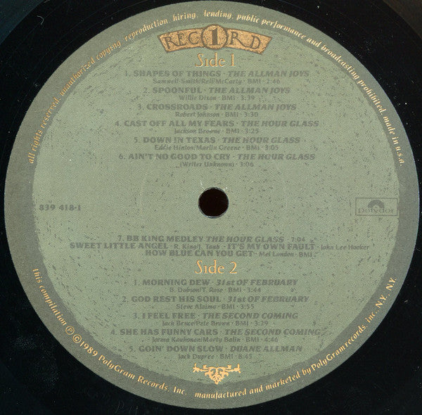 The Allman Brothers Band : Dreams (6xLP + Box, Comp)