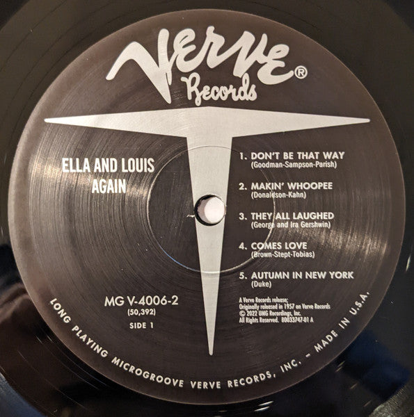 Ella* And Louis* : Ella And Louis Again (2xLP, Album, Mono, RE, RM, 180)