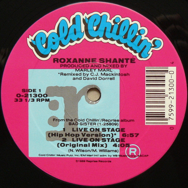 Roxanne Shanté : Live On Stage (12", Maxi)