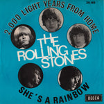 The Rolling Stones : 2,000 Light Years From Home / She's A Rainbow (7", Single, Mono)