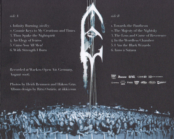 Emperor (2) : Live At Wacken Open Air 2006 - "A Night Of Emperial Wrath" (Cass, Album, Ltd, RE)