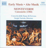 the album cover for Sergio Vartolo - Canzonette / Concerto Delle Dame Di Ferrara