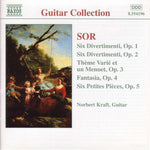 the album cover for Norbert Kraft - Guitar Music Opp 1-5